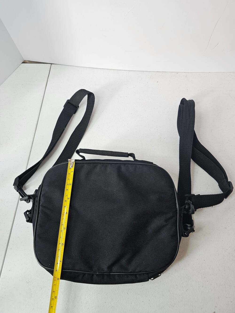 Vintage Black Padded Travel Shoulder Bag Camera Camcorder Gear Case